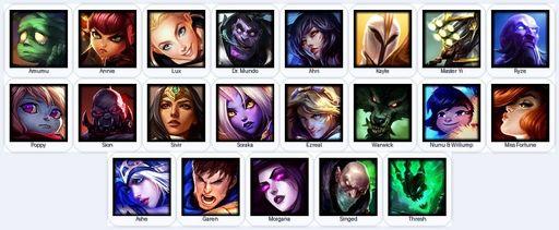 NA | Unranked | Handmade | Level 20 | 21 Champions | 11255 BE | Full Access
