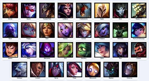 NA | Unranked | Handmade | Level 35 | 8 Skins | 31 Champions | Full Access