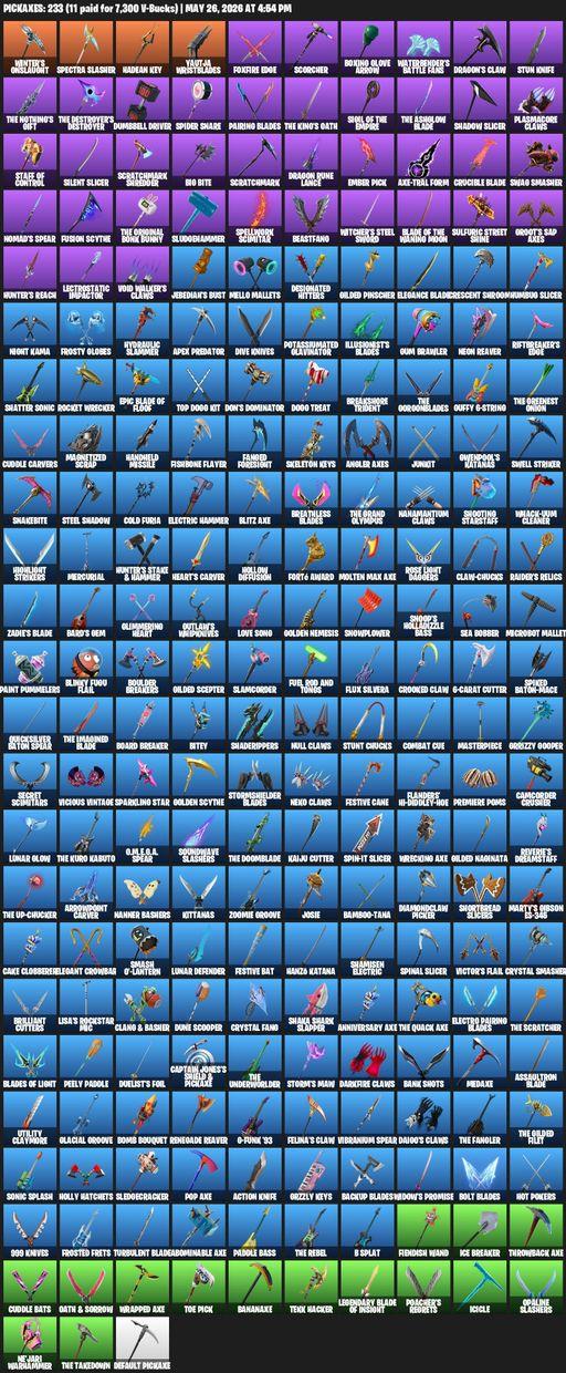 [PC/PSN] | 173 skins | Darth Vader | Hades | Spectra Knight | Mandalorian | Valeria | Malik | Hybrid | Renzo the Destroyer | Era | Lynx | Full Access
