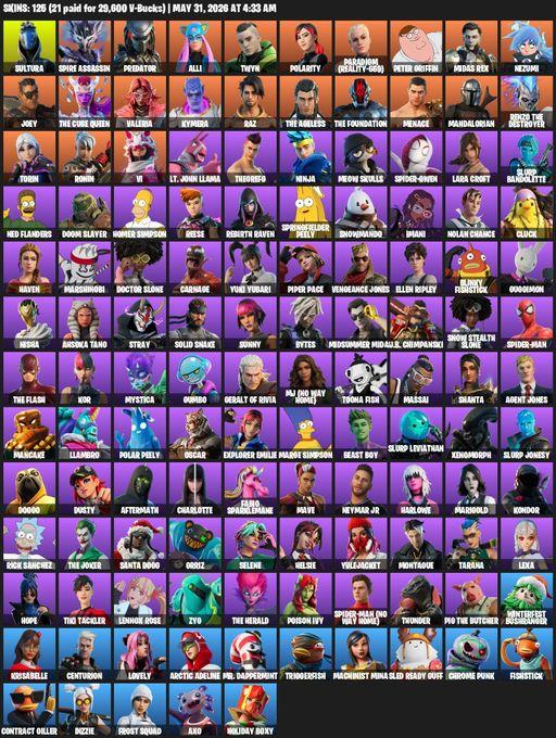 [PC/PSN/XBOX] | 125 skins | Leviathan Axe | Lara Croft | Sultura | Spire Assassin | Predator | Alli | Twyn | Polarity | Paradigm (Reality-659) | Full Access