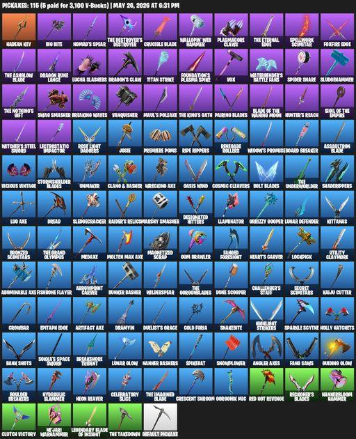 [PC/PSN/XBOX] | 106 skins | 900 V-bucks | Xander | Darth Vader | The Scientist | Era | The Foundation | Rox | Catalyst | Ruin | Ultima Knight | Full Access