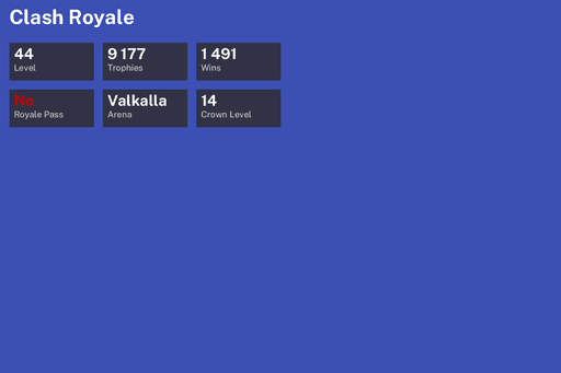 [KT14] | Level 44 | 9177 Trophies | Valkalla | 1491 Wins | Full Access