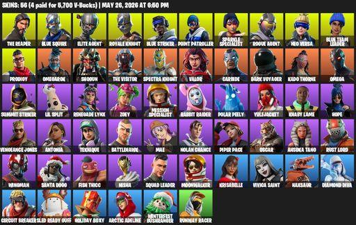 [PC/XBOX] | 56 skins | Floss | Take The L | Sparkle Specialist | Royale Knight | The Reaper | Elite Agent | Blue Squire | Omega | Blue Striker | Full Access