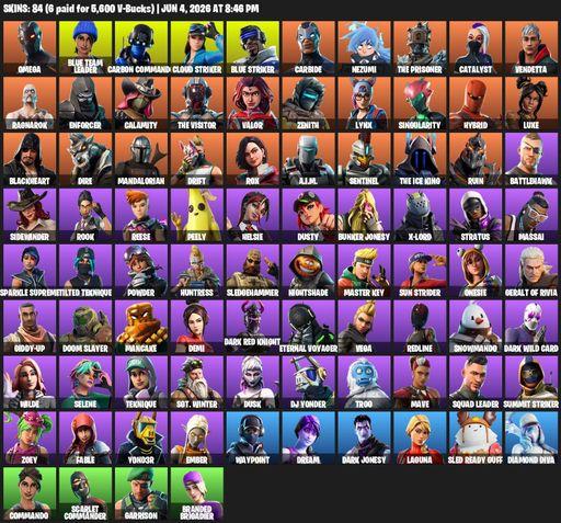 [PC/PSN/XBOX] | 84 skins | Omega | Blue Team Leader | Carbon Commando | Cloud Striker | Blue Striker | Carbide | Nezumi | The Prisoner | Catalyst | Full Access