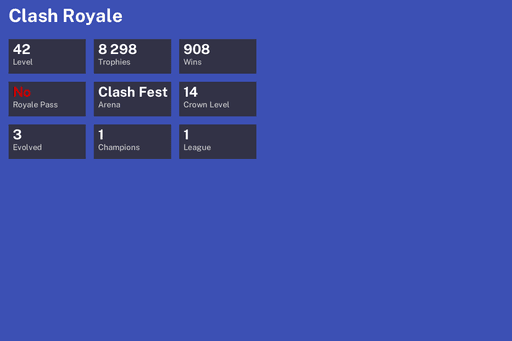 [KT14] | Level 42 | 8298 Trophies | Clash Fest | 908 Wins | 3 Evol. | 1 Champ. | BS Lv.219 | Full Access