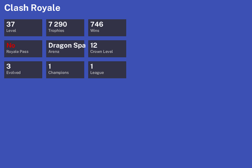 [KT12] | Level 37 | 7290 Trophies | Dragon Spa | 746 Wins | 3 Evol. | 1 Champ. | BS Lv.212 | CoC TH12 | Full Access